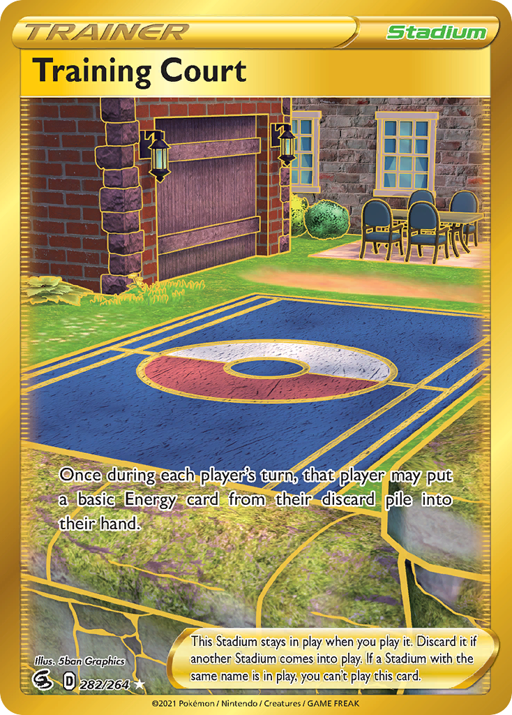 Training Court 282/264 Pokémon kaart