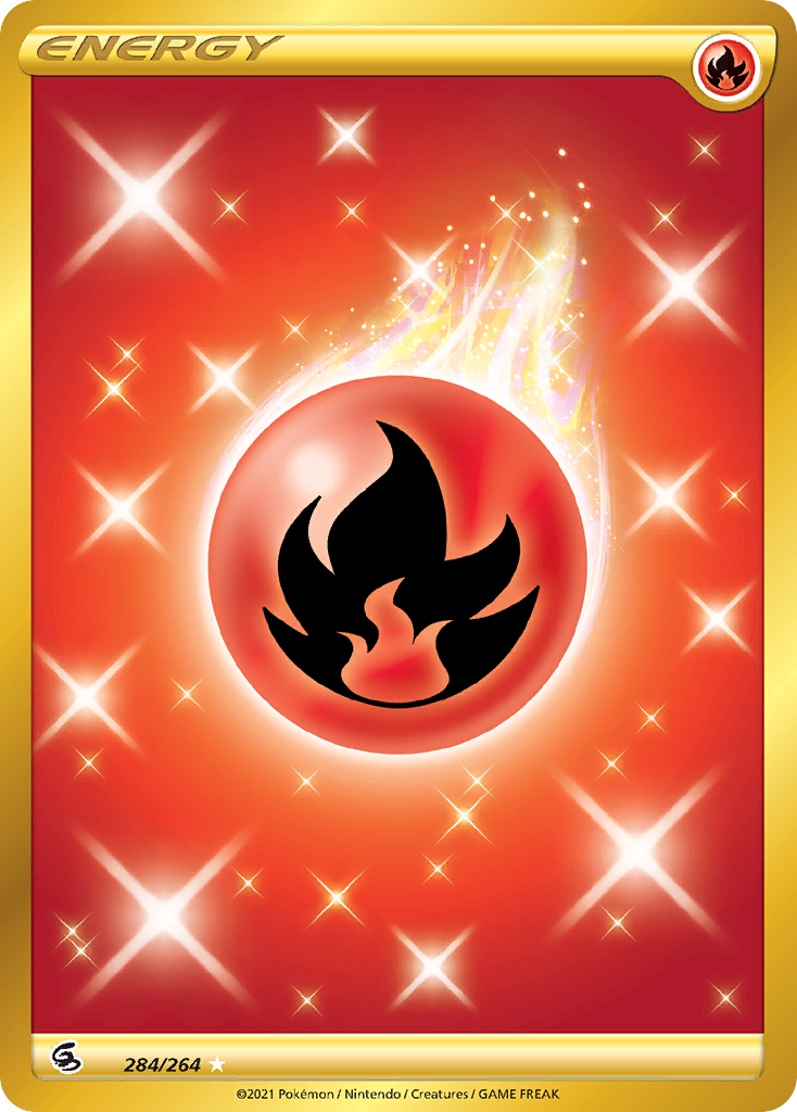 Fire Energy 284/264 Pokémon kaart