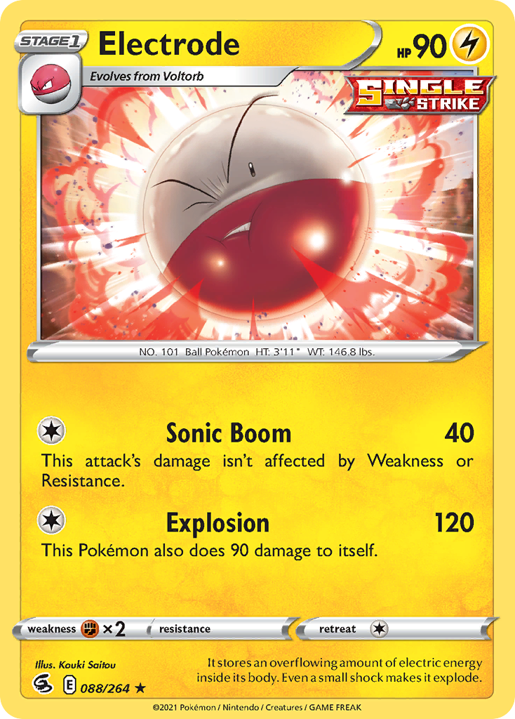 Electrode 88/264 Pokémon kaart