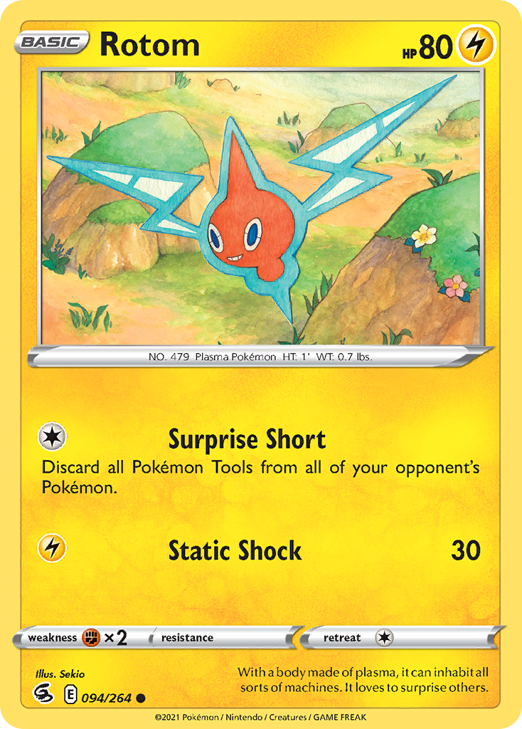 Rotom 94/264 Pokémon kaart