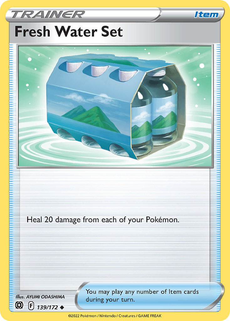 Fresh Water Set 139/172 Pokémon kaart