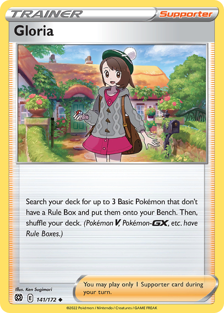 Gloria 141/172 Pokémon kaart