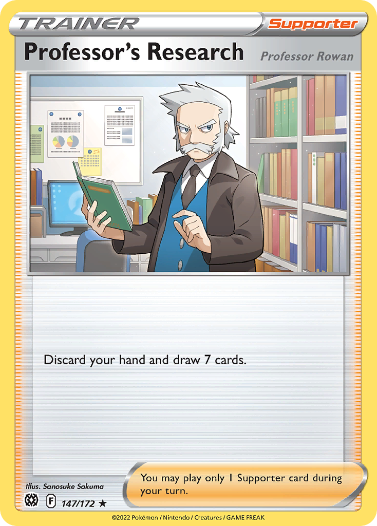Professor’s Research 147/172 Pokémon kaart