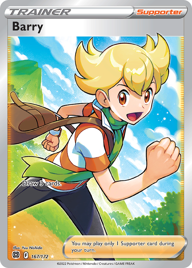 Barry 167/172 Pokémon kaart