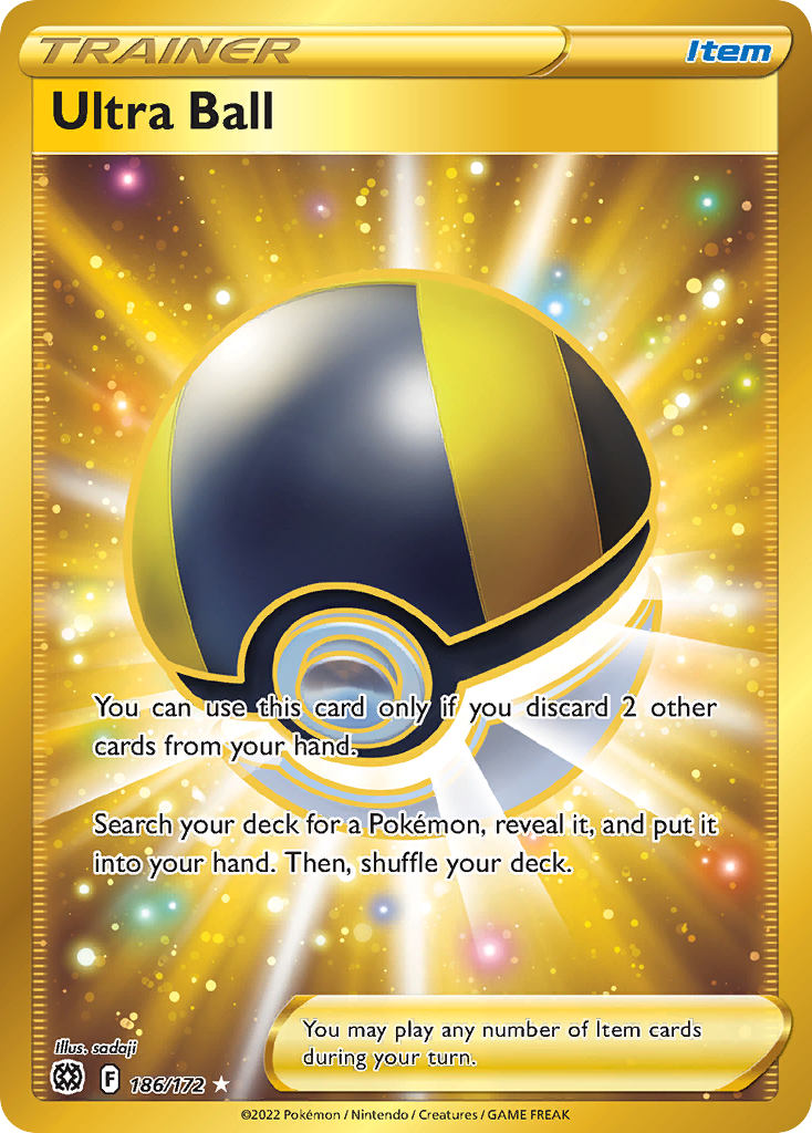 Ultra Ball 186/172 Pokémon kaart