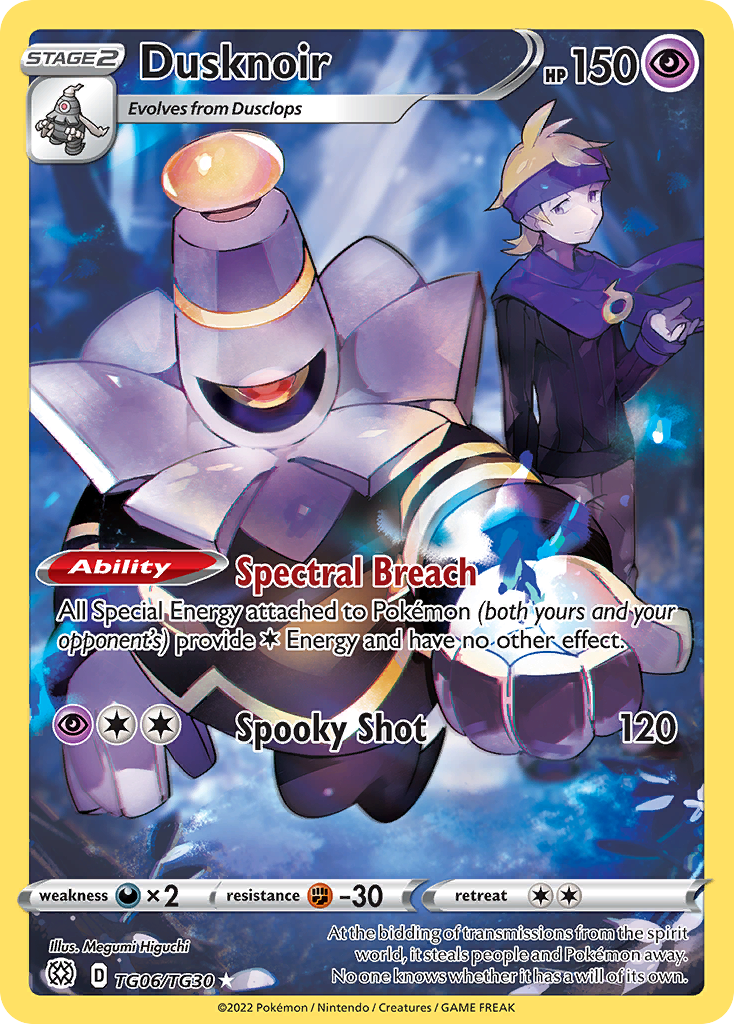 Dusknoir #TG06 Pokémon Card from Pokemon Brilliant Stars Set