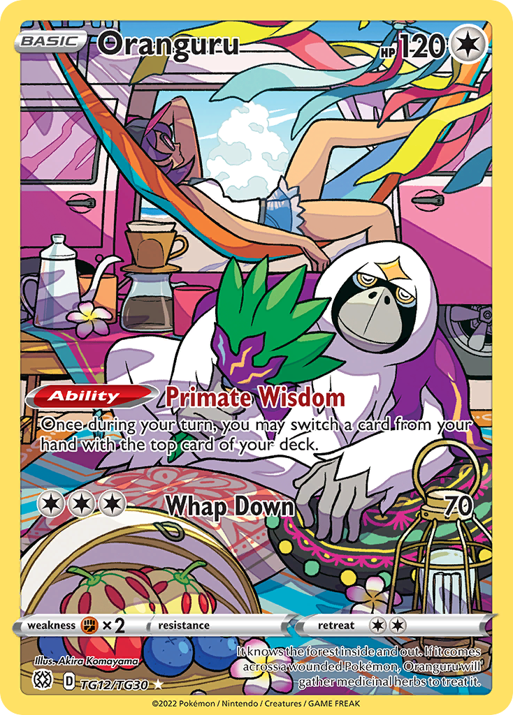 Oranguru #TG12 Pokémon Card from Pokemon Brilliant Stars Set