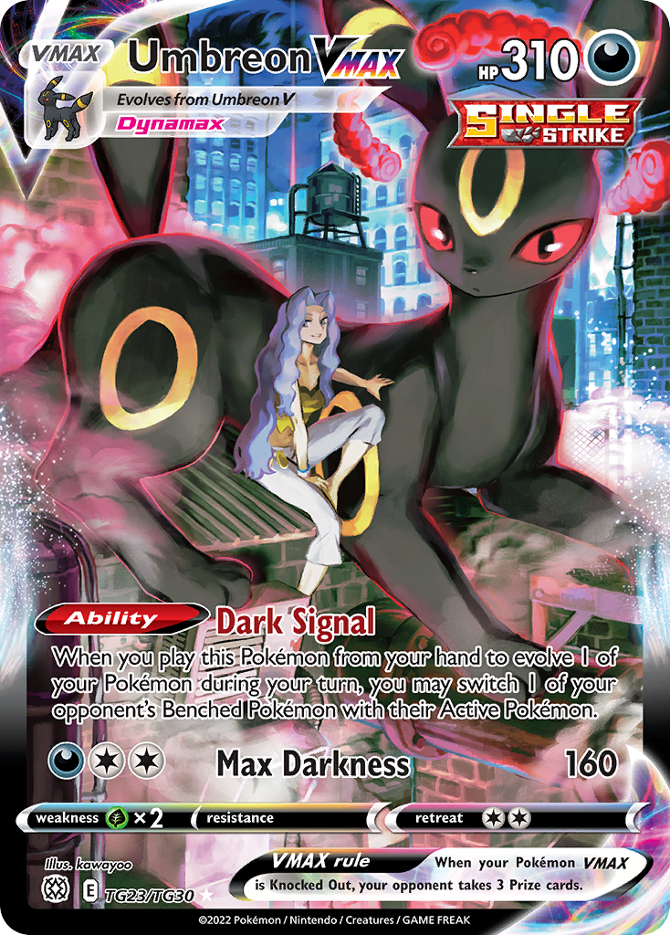 Umbreon VMAX #TG23 Pokémon Card from Pokemon Brilliant Stars Set