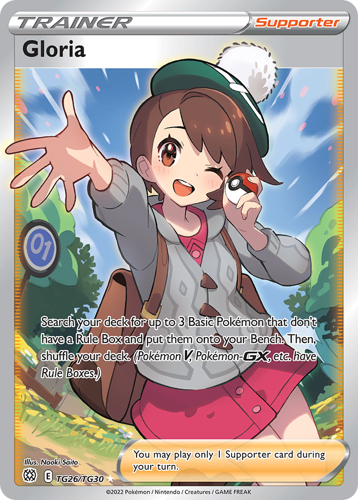 Gloria #TG26 Pokémon Card from Pokemon Brilliant Stars Set 