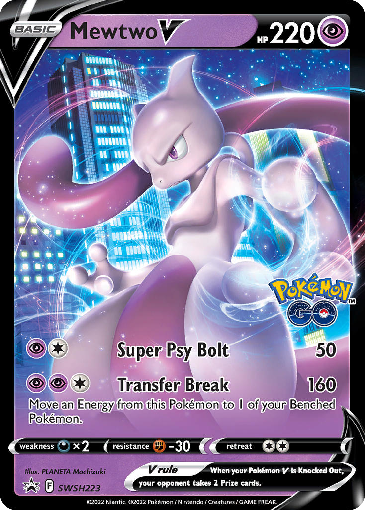 Mewtwo V SWSH Black Star Promos Pok mon TCG Guru