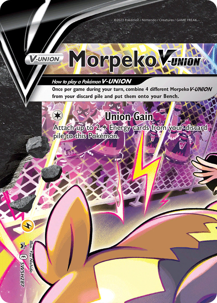 Morpeko V-UNION SWSH Black Star Promos, Pokémon