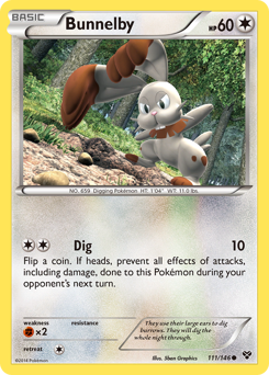 Bunnelby card for XY