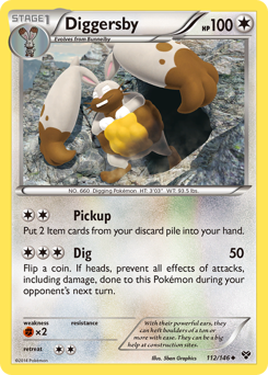Diggersby card for XY