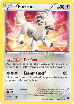 Furfrou card for XY