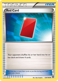 Red Card card for XY