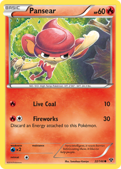 Pansear card for XY