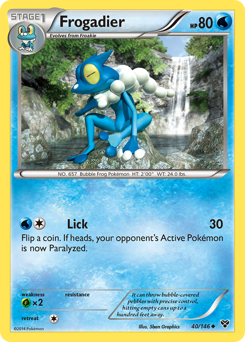 Frogadier card for XY