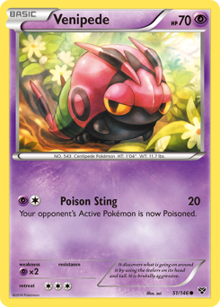 Venipede card for XY