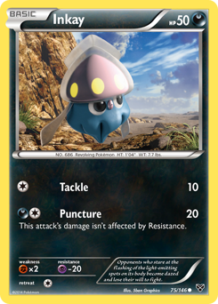 Inkay card for XY