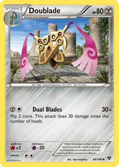 Doublade card for XY