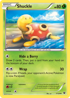 Shuckle card for Fates Collide