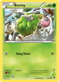 Burmy card for Fates Collide