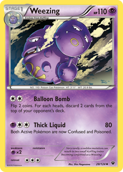 Weezing card for Fates Collide