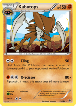 Kabutops card for Fates Collide
