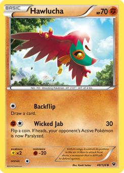 Hawlucha card for Fates Collide