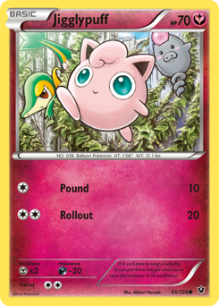 Jigglypuff card for Fates Collide