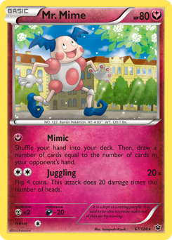 Mr. Mime card for Fates Collide