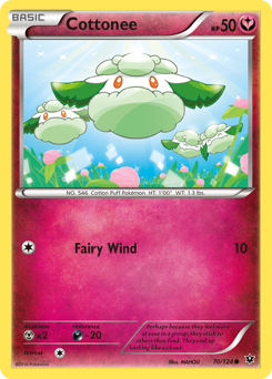 Cottonee card for Fates Collide