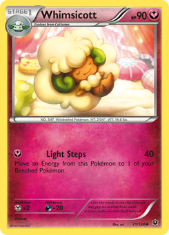 Whimsicott card for Fates Collide