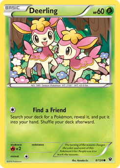 Deerling card for Fates Collide