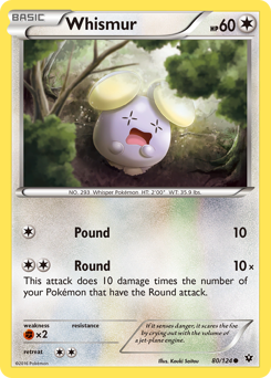 Whismur card for Fates Collide