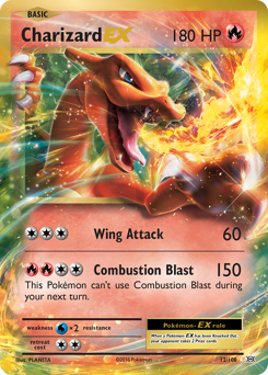 Charizard-EX card for Evolutions