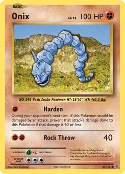 Onix card for Evolutions