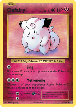 Clefairy card for Evolutions