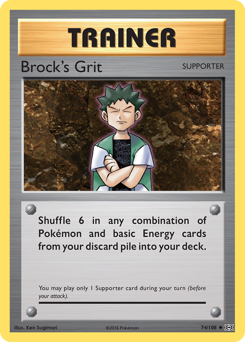 Brock’s Grit card for Evolutions