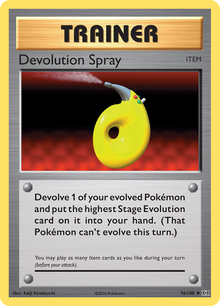 Devolution Spray Evolutions Pok mon TCG Guru