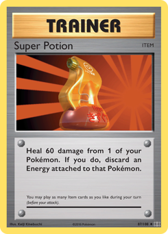 Super Potion card for Evolutions