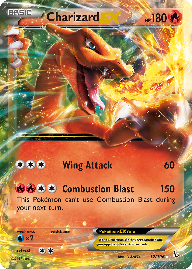 CharizardEX Flashfire Card Price How much it's worth