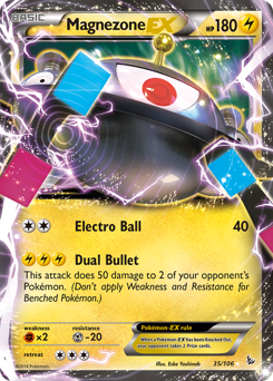 Magnezone-EX card for Flashfire