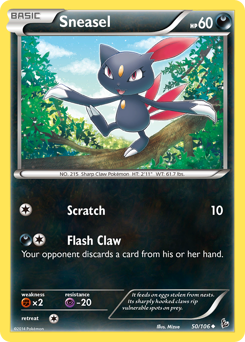 Sneasel card for Flashfire