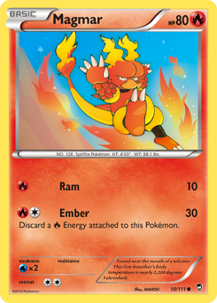 Magmar card for Furious Fists