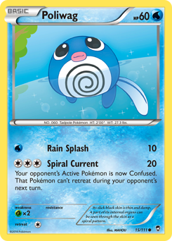 Poliwag card for Furious Fists