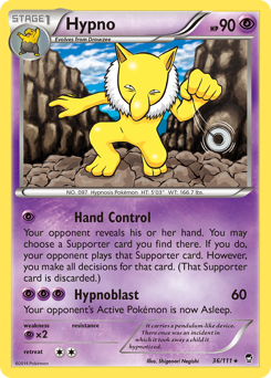 Hypno card for Furious Fists