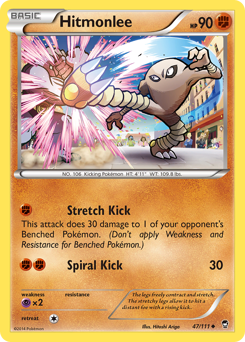 Hitmonlee card for Furious Fists