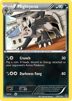 Mightyena card for Phantom Forces