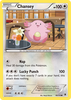 Chansey card for Phantom Forces